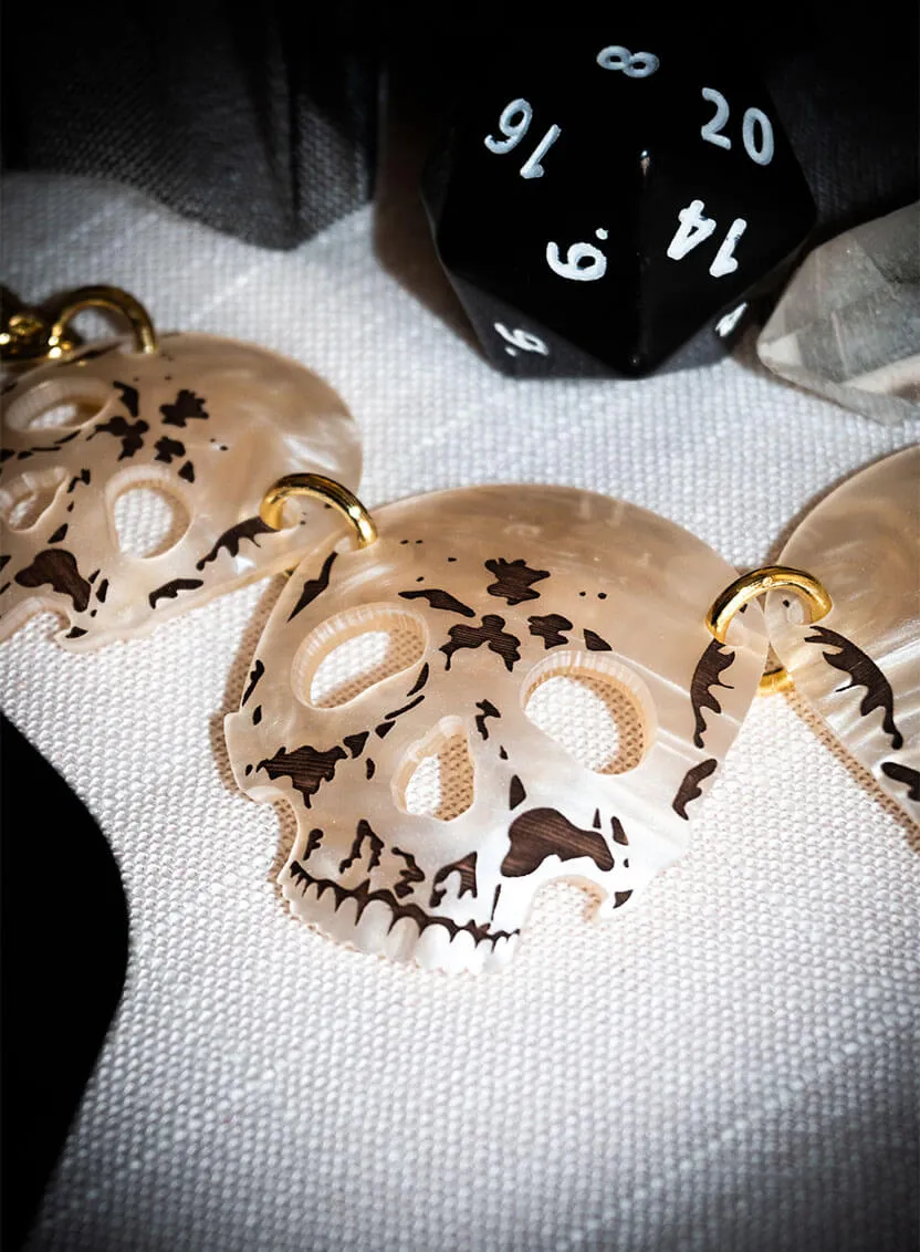 Ancient Skulls Statement Necklace