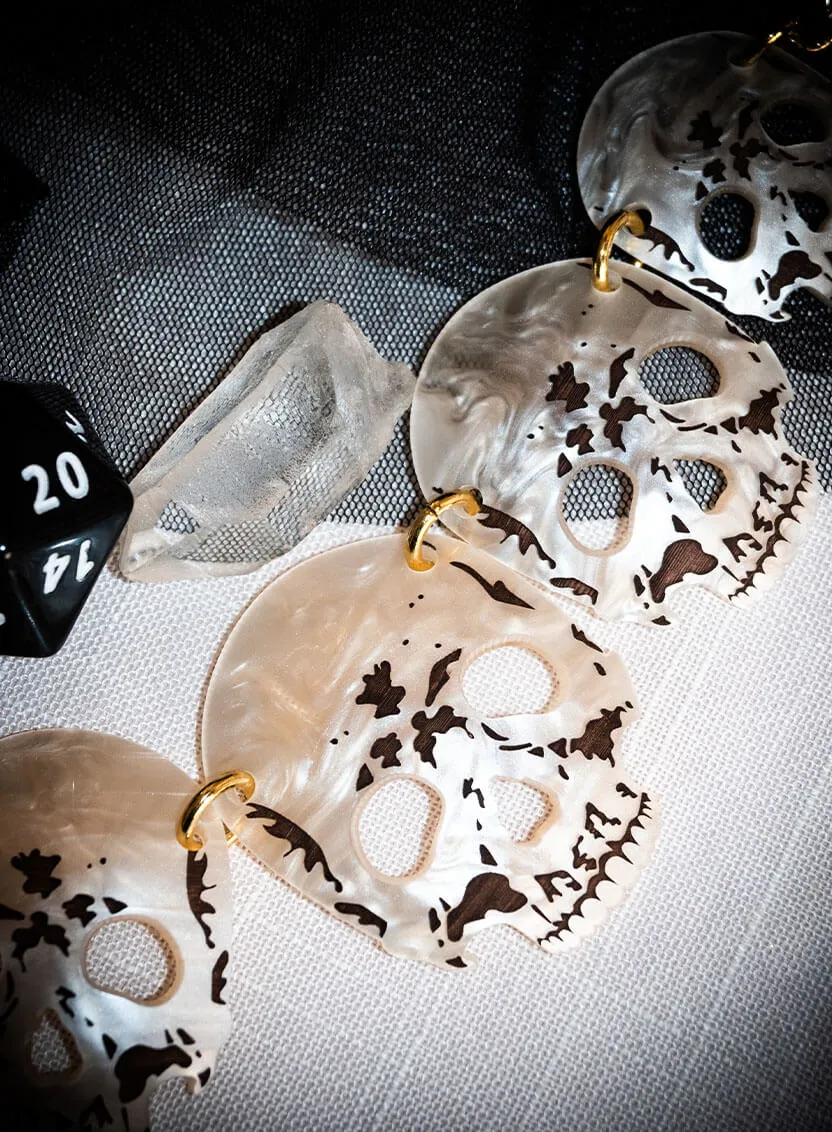 Ancient Skulls Statement Necklace