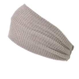 Athletic Headband Hair Band - Workout Fitness Sweat Cloth Head Wrap Accessories for Woman and Men Beige