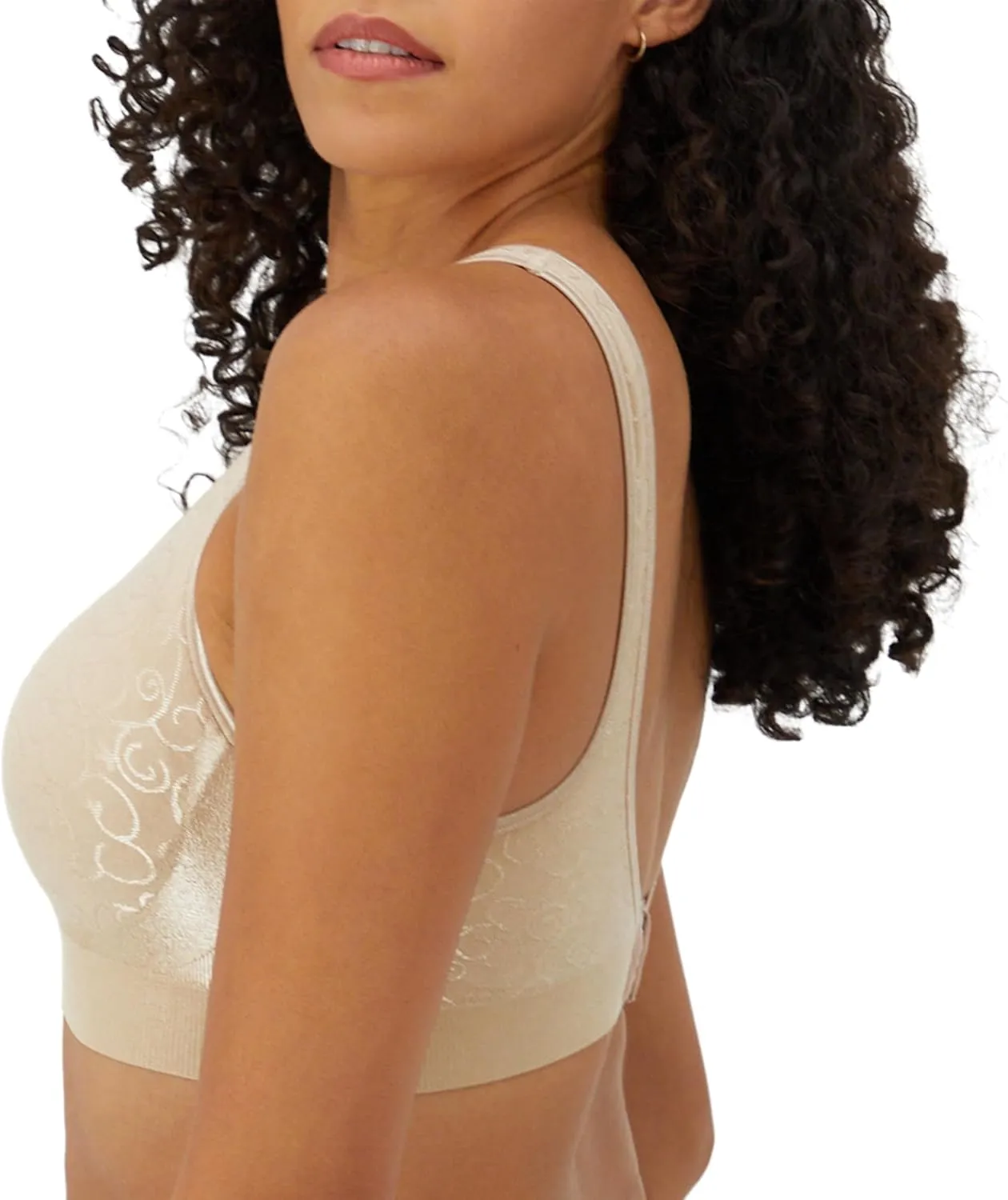 Bali Women's Comfort Revolution Wireless Bra, ComfortFlex Fit Full-Coverage Bra, DF3488