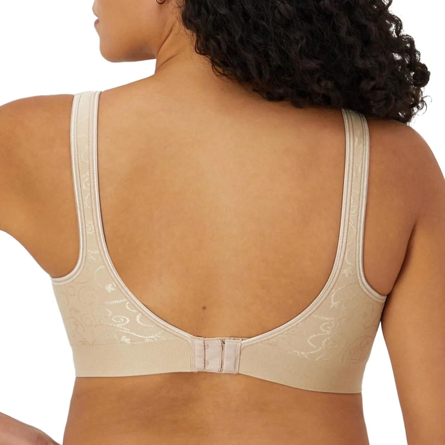 Bali Women's Comfort Revolution Wireless Bra, ComfortFlex Fit Full-Coverage Bra, DF3488