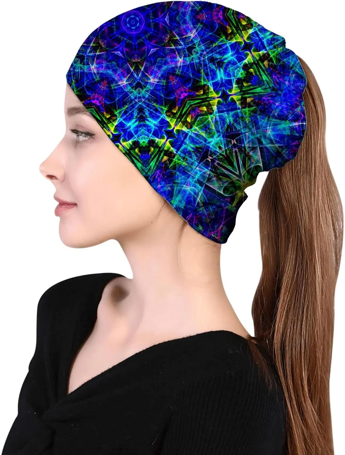 Beanie Chemo Hat Cancer Headwear Skull Hat Knitted Hat Scarf Nightcap Skull Cap for Women Men