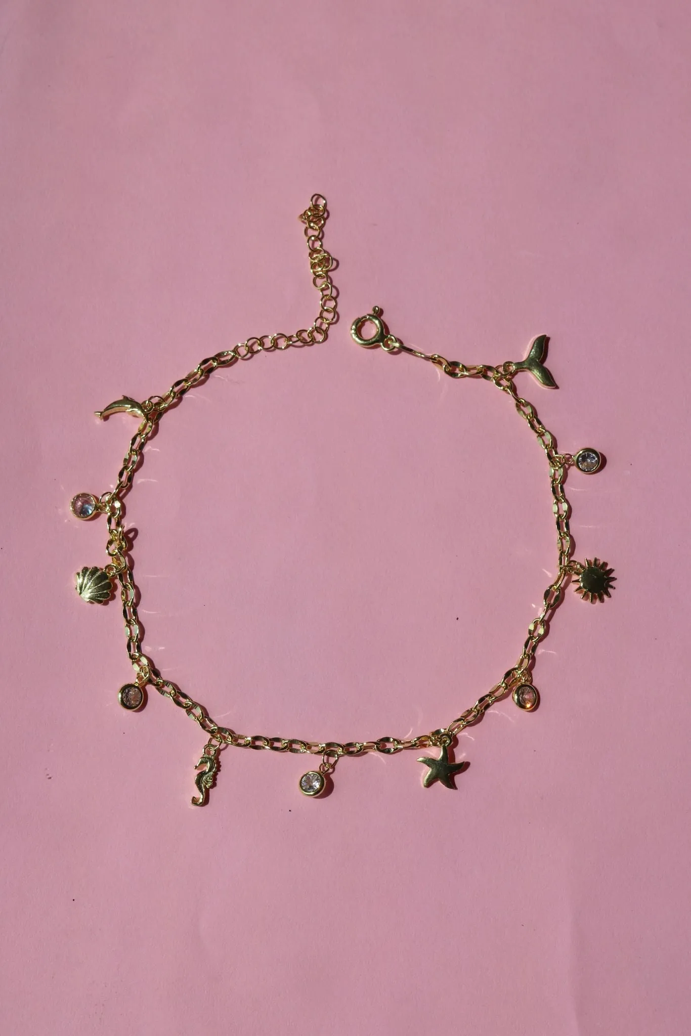 Beyond the Sea Anklet, 925 Sterling Silver