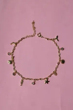 Beyond the Sea Anklet, 925 Sterling Silver