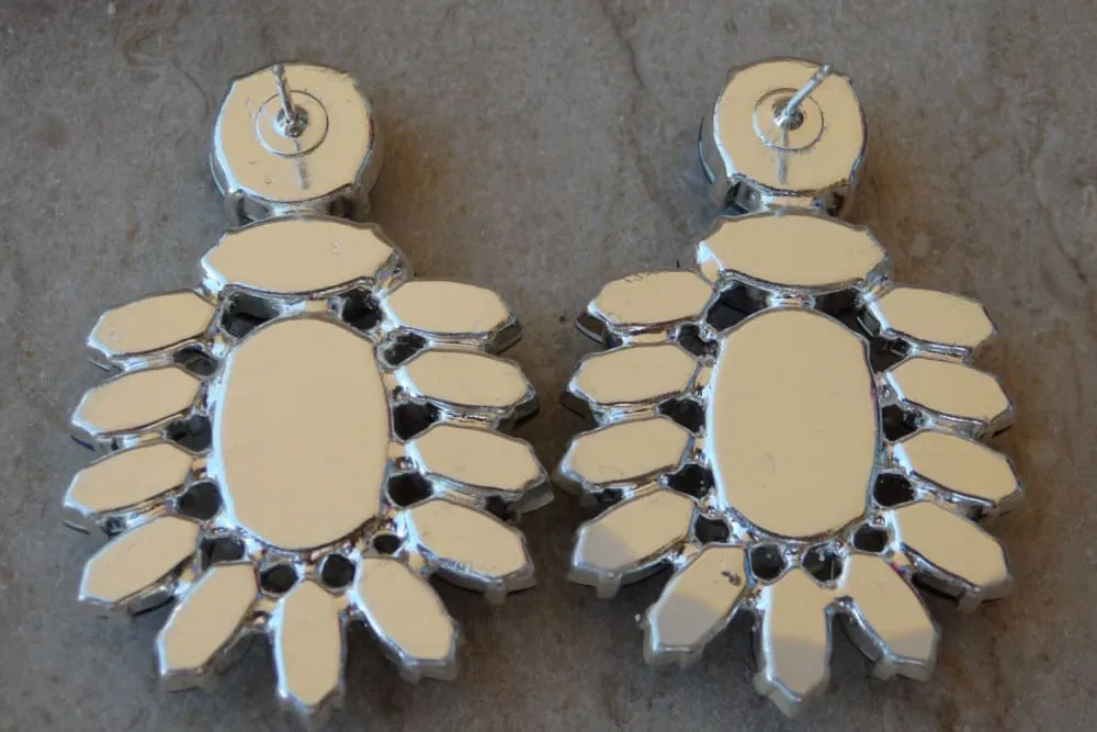 Cameo Aurora borealis earrings