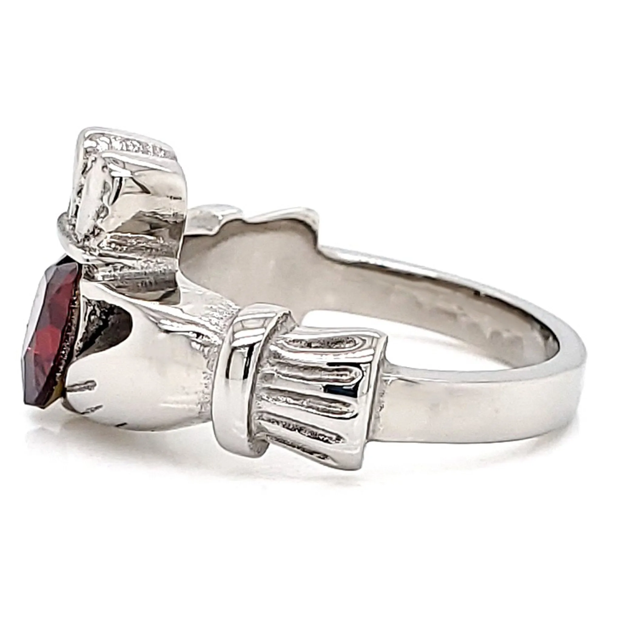 Claddagh Love, Loyalty, & Friendship Birthstone Ring / FBS0001