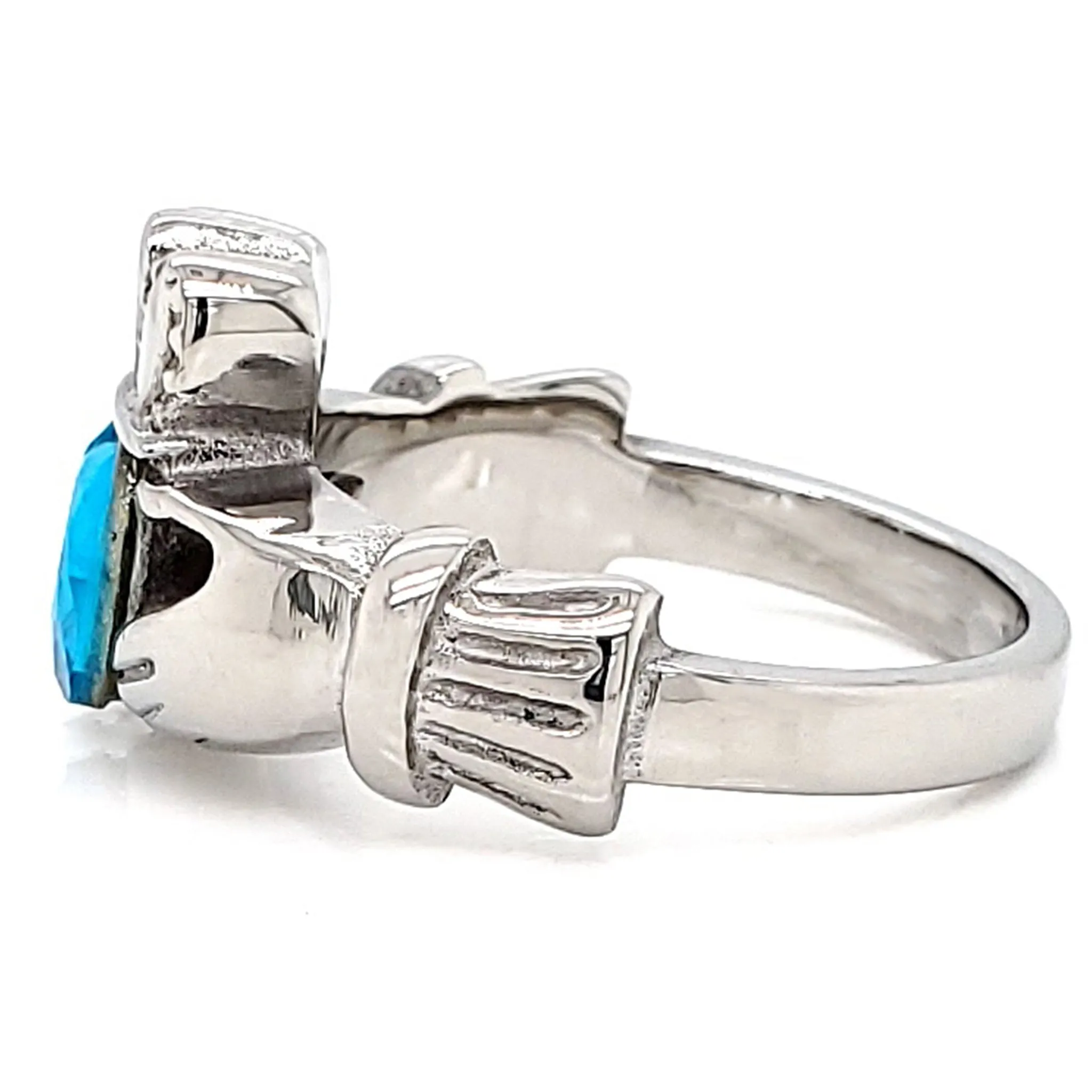 Claddagh Love, Loyalty, & Friendship Birthstone Ring / FBS0001