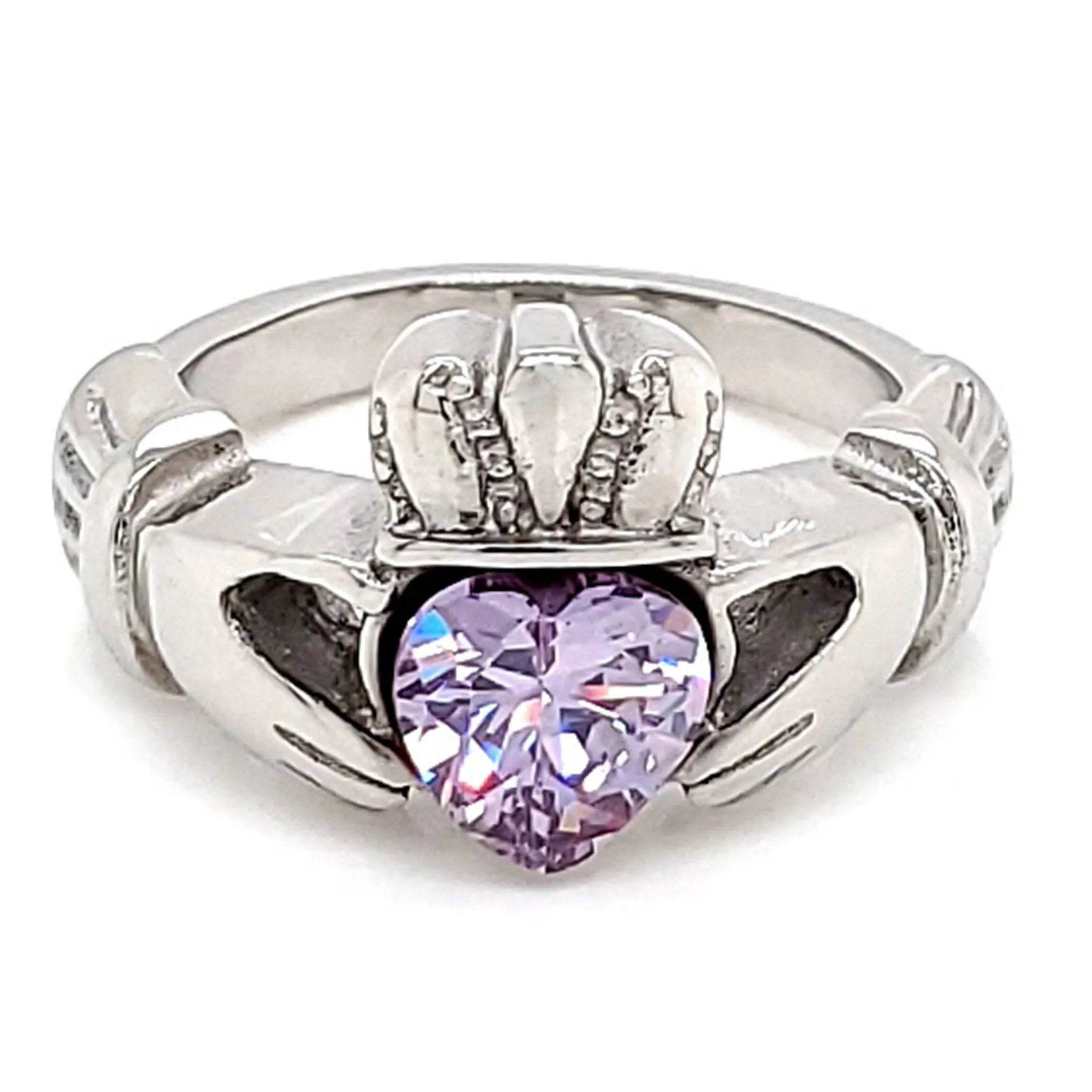 Claddagh Love, Loyalty, & Friendship Birthstone Ring / FBS0001