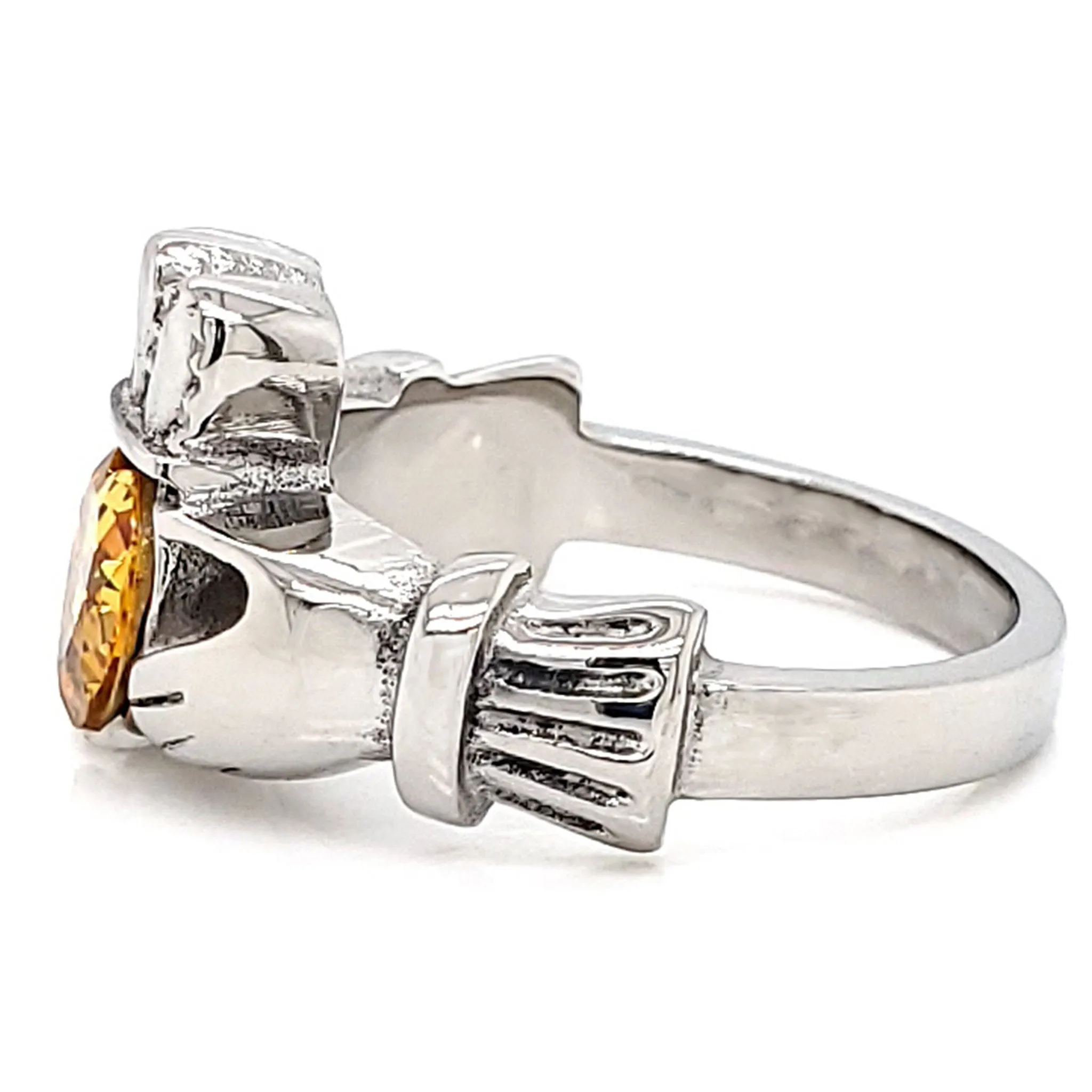 Claddagh Love, Loyalty, & Friendship Birthstone Ring / FBS0001