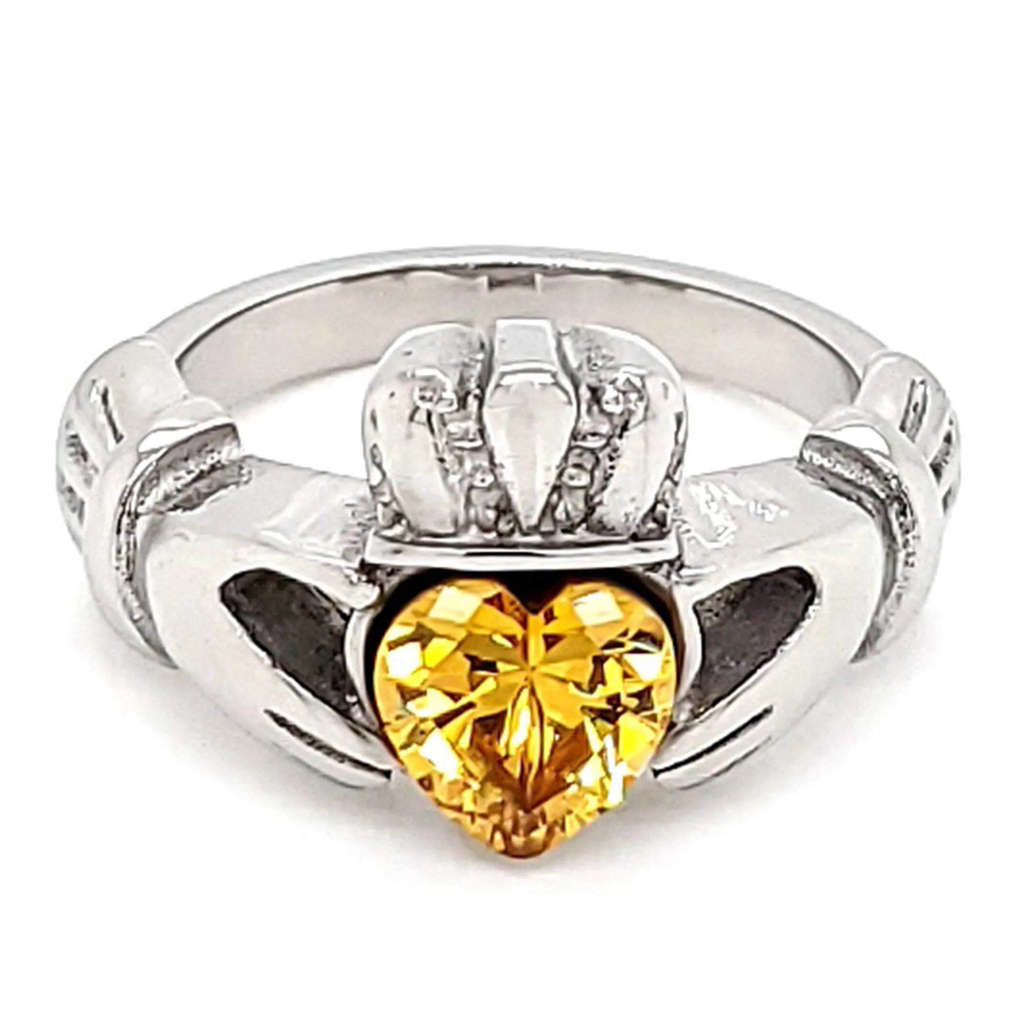 Claddagh Love, Loyalty, & Friendship Birthstone Ring / FBS0001
