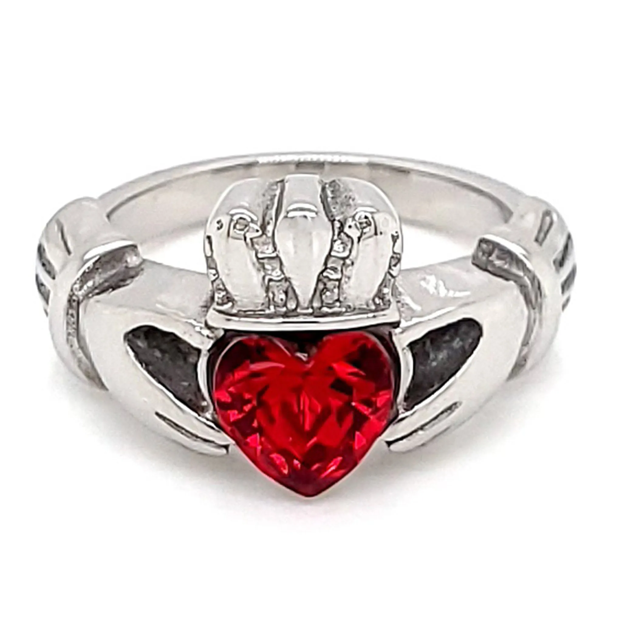 Claddagh Love, Loyalty, & Friendship Birthstone Ring / FBS0001