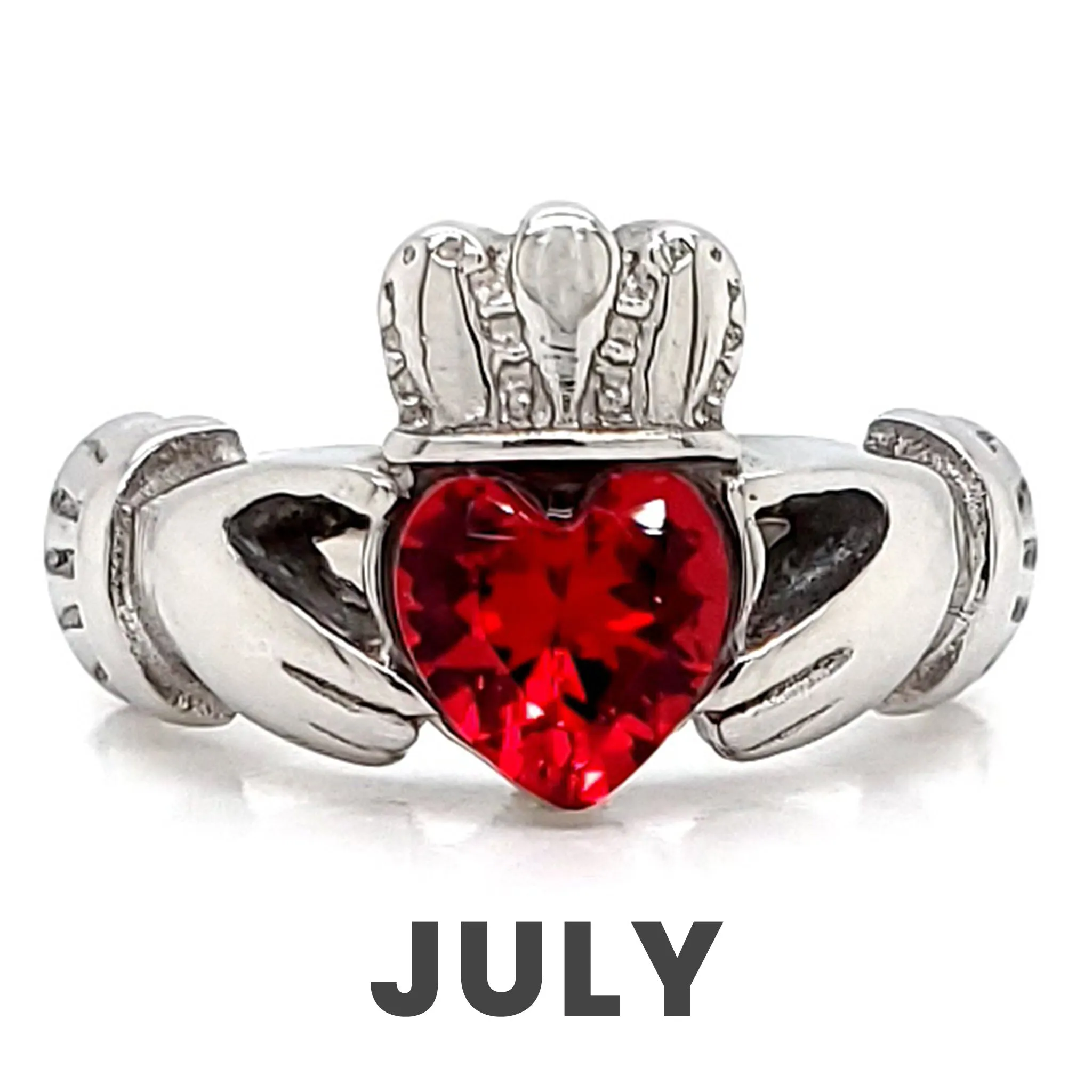 Claddagh Love, Loyalty, & Friendship Birthstone Ring / FBS0001