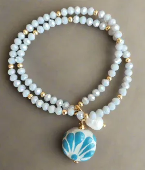Crystal talavera bracelet