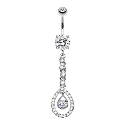 Crystallised Riverina Loop Belly Bar