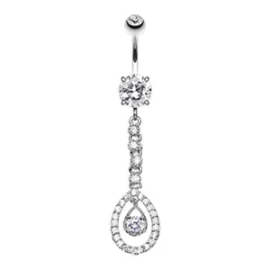 Crystallised Riverina Loop Belly Bar