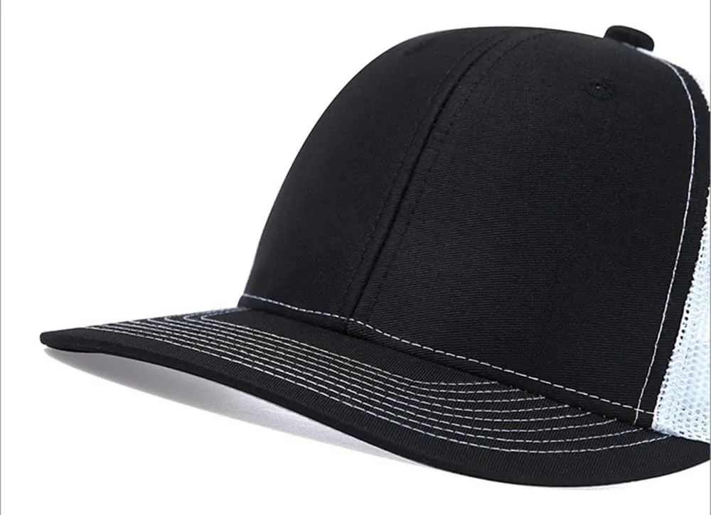 Custom Trucker Hat Add Your Own Personalized Embroidered Logo, Custom Hats for Men Women, Adjustable