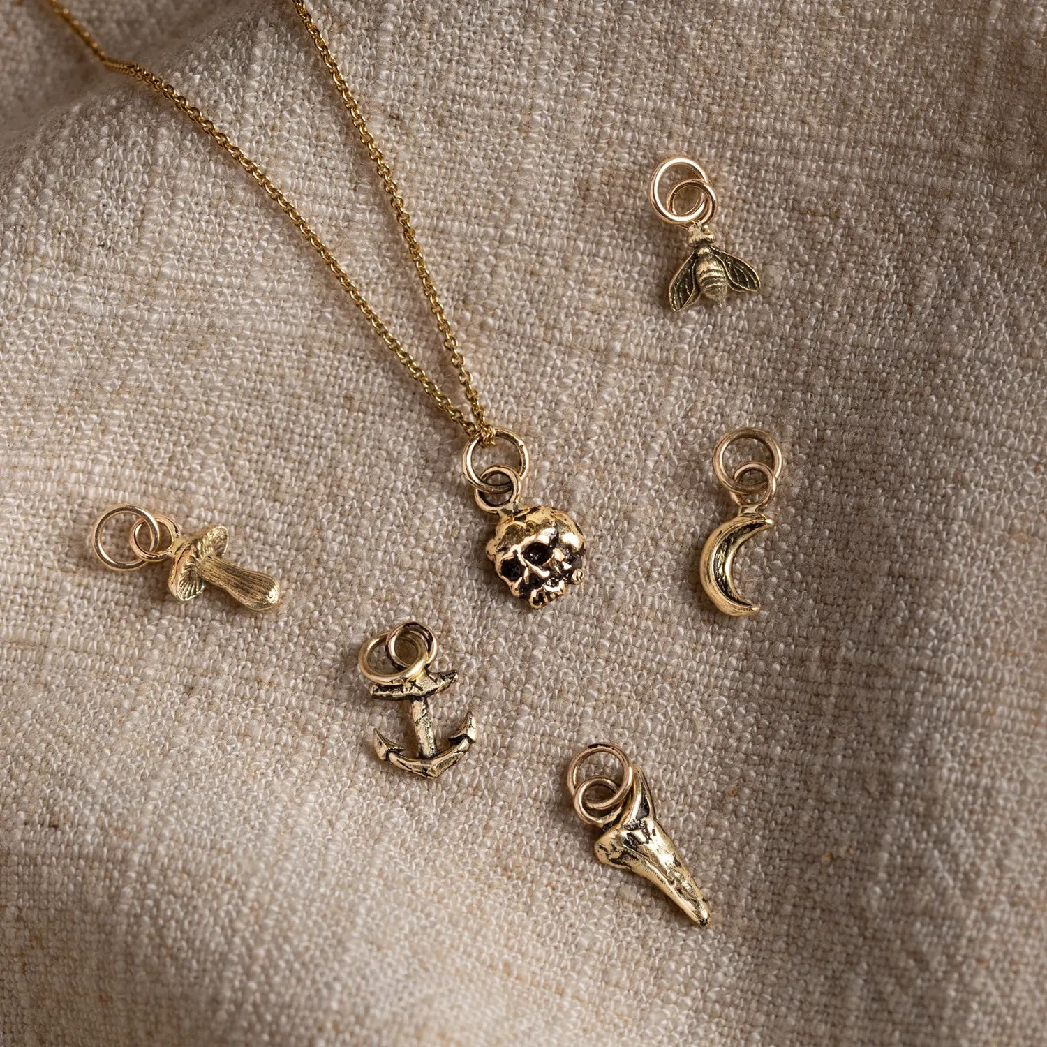 Dagger 14K Gold Symbol Charm