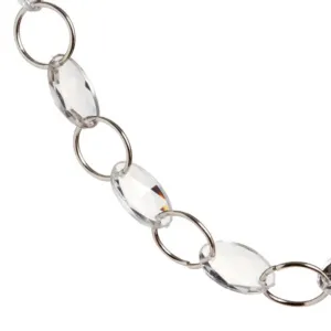 David Tutera Crystal Clear Oval Gem Wedding Garland: 36 inches