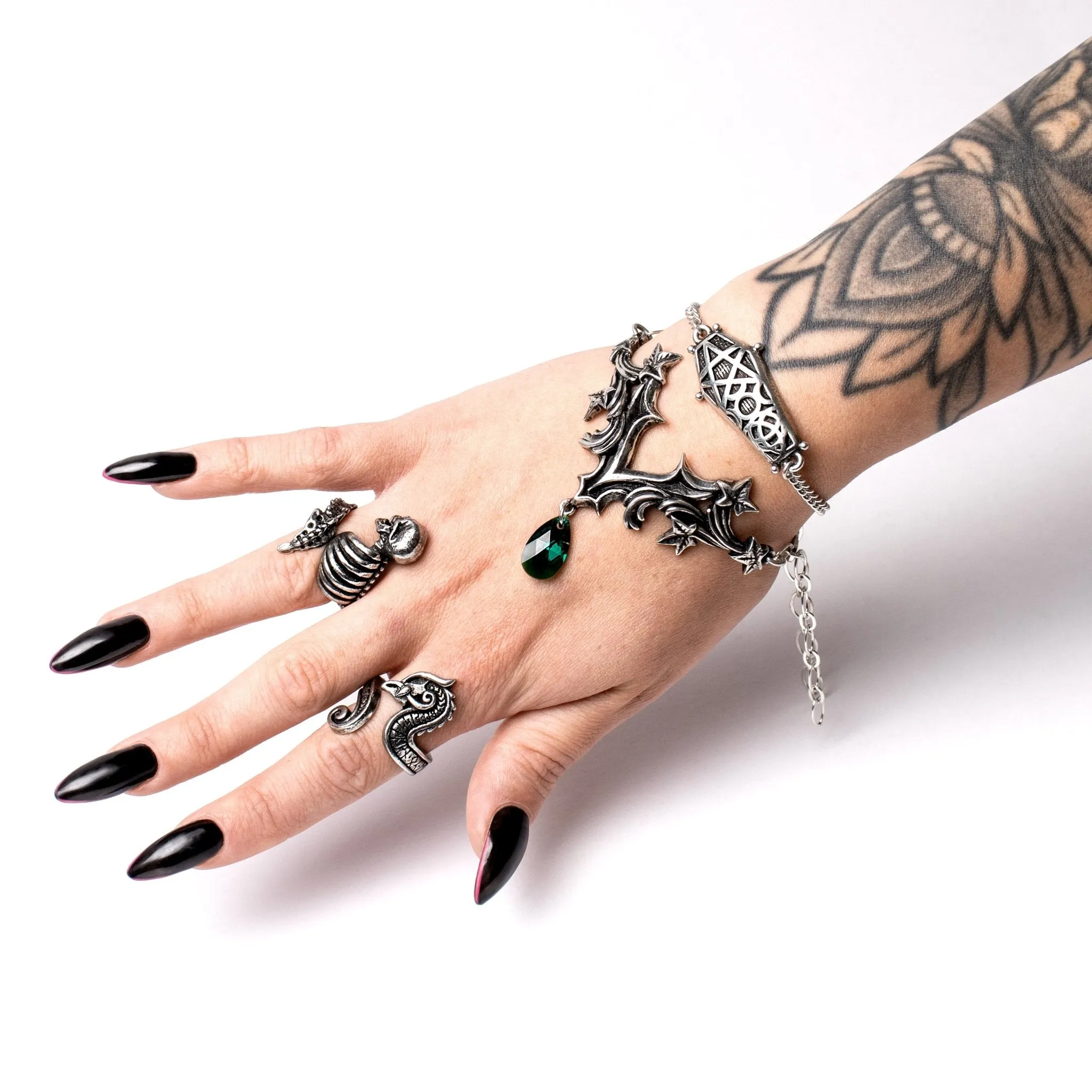 Hex Coffin Bracelet - Wrist Chain