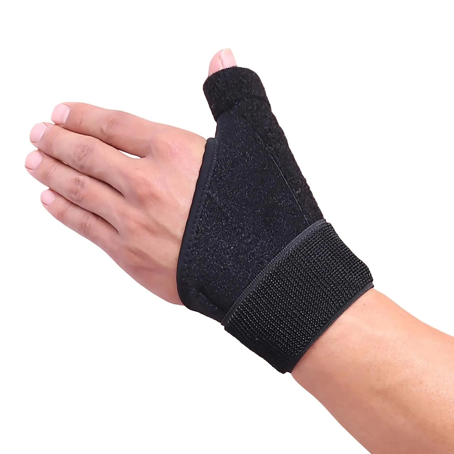 HiRui Wrist Brace Thumb Brace with Splints for Men and Women, Wrist Stabilizer Support for Carpal Tunnel Arthritis Sprains Tendonitis Recovery Pain Relief, Adjustable (Right Hand - One Size)
