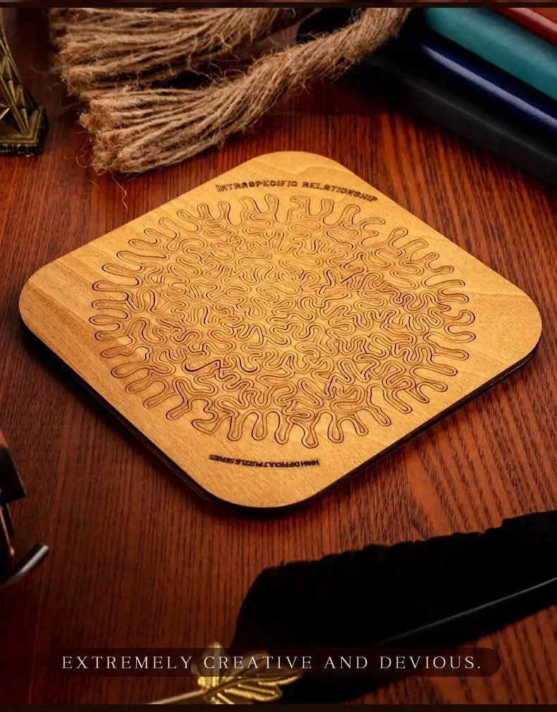 Intricate Wooden Puzzles