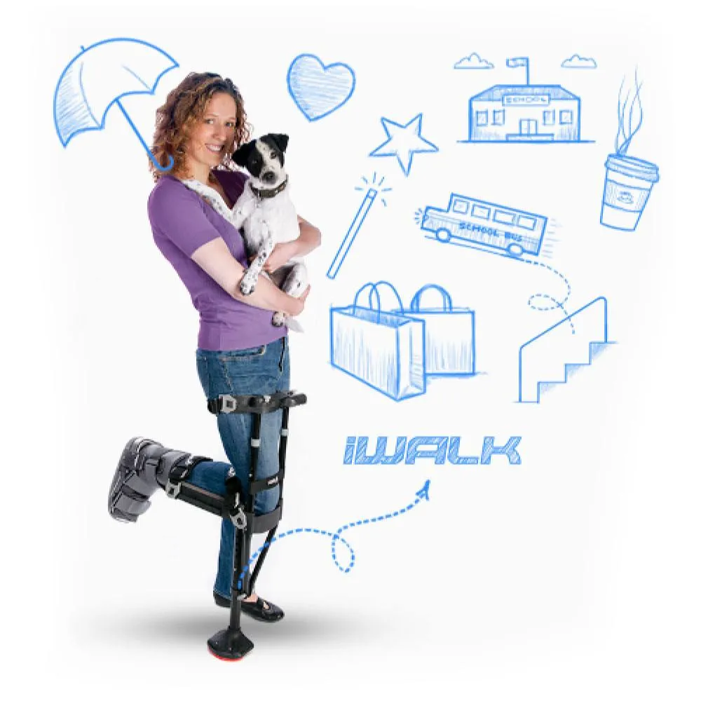 iWalk 3.0 Hands Free Crutch by iWalkFree