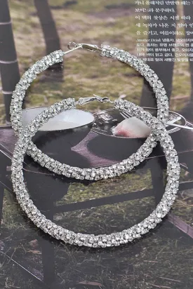 Jessica earrings, Silver