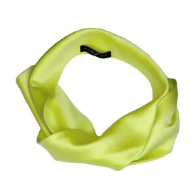 LIME SATIN WIRE HEADBAND