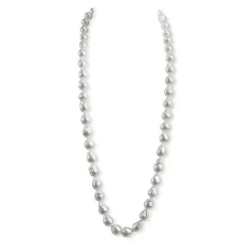 Long Cultured Baroque Natural Color South Sea Pearl Necklace