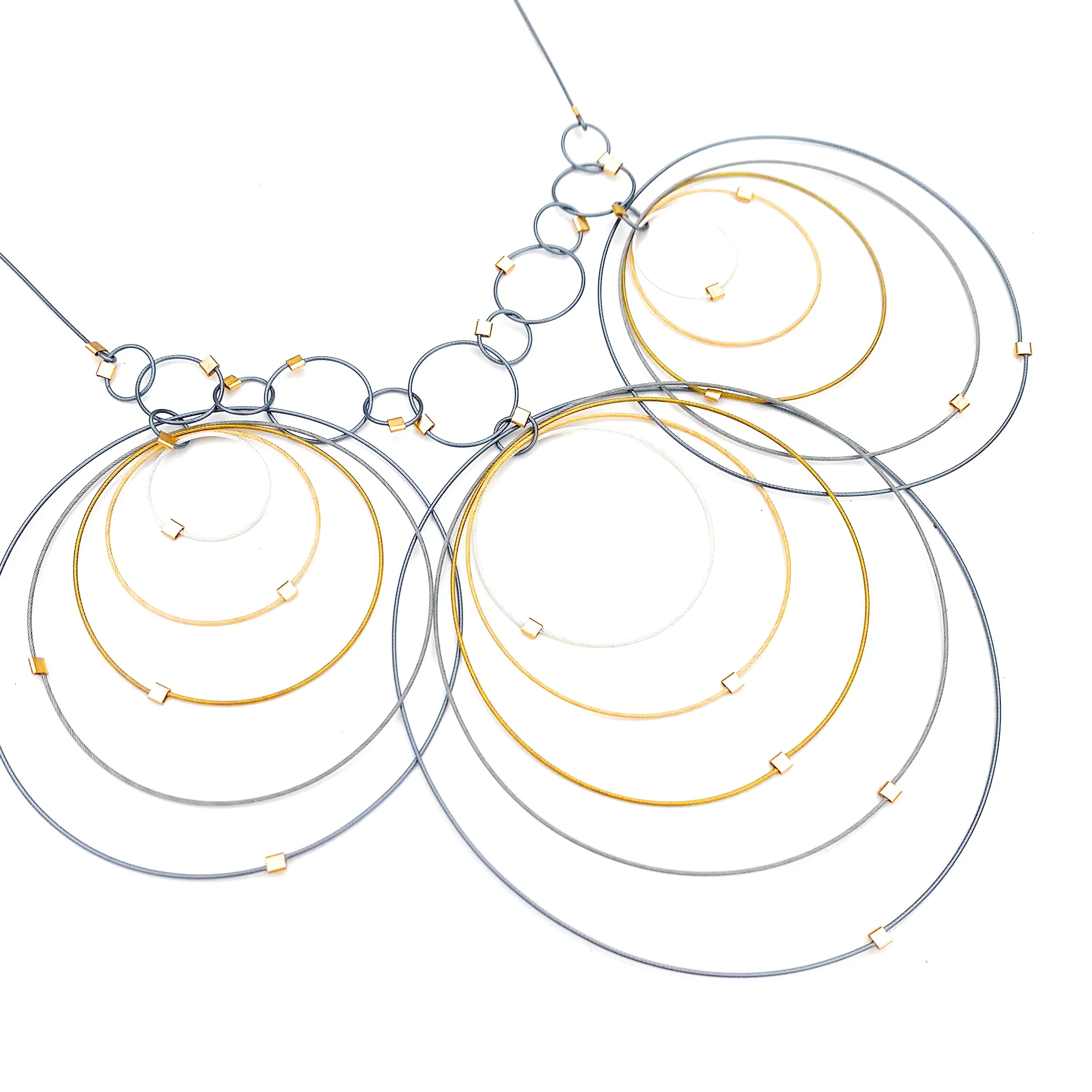 Orbiting Circle Necklace