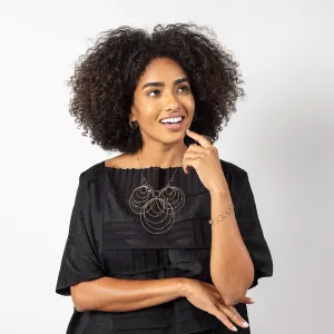 Orbiting Circle Necklace