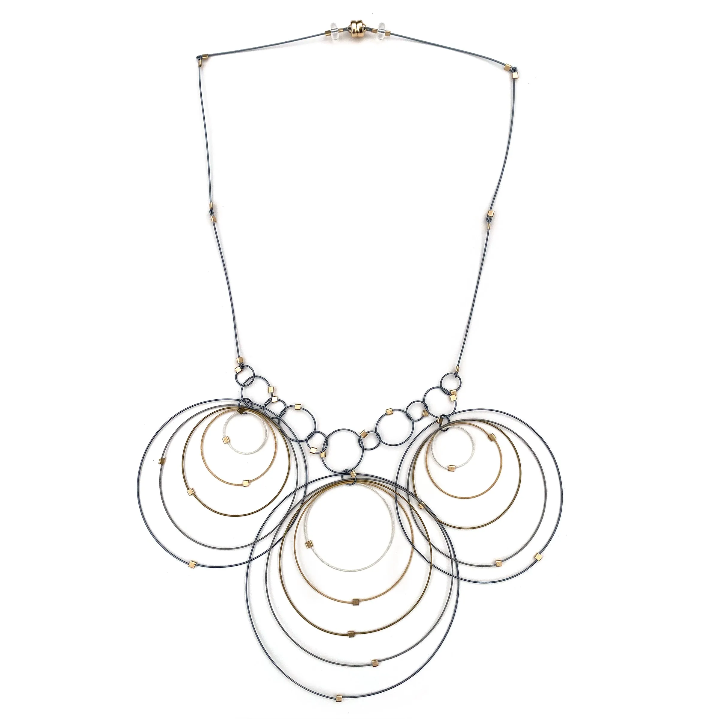 Orbiting Circle Necklace