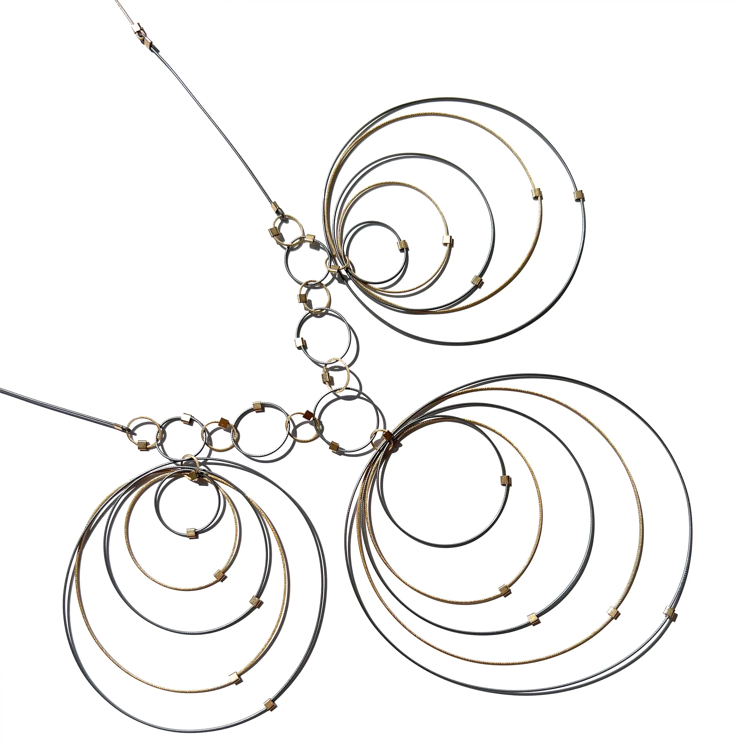 Orbiting Circle Necklace