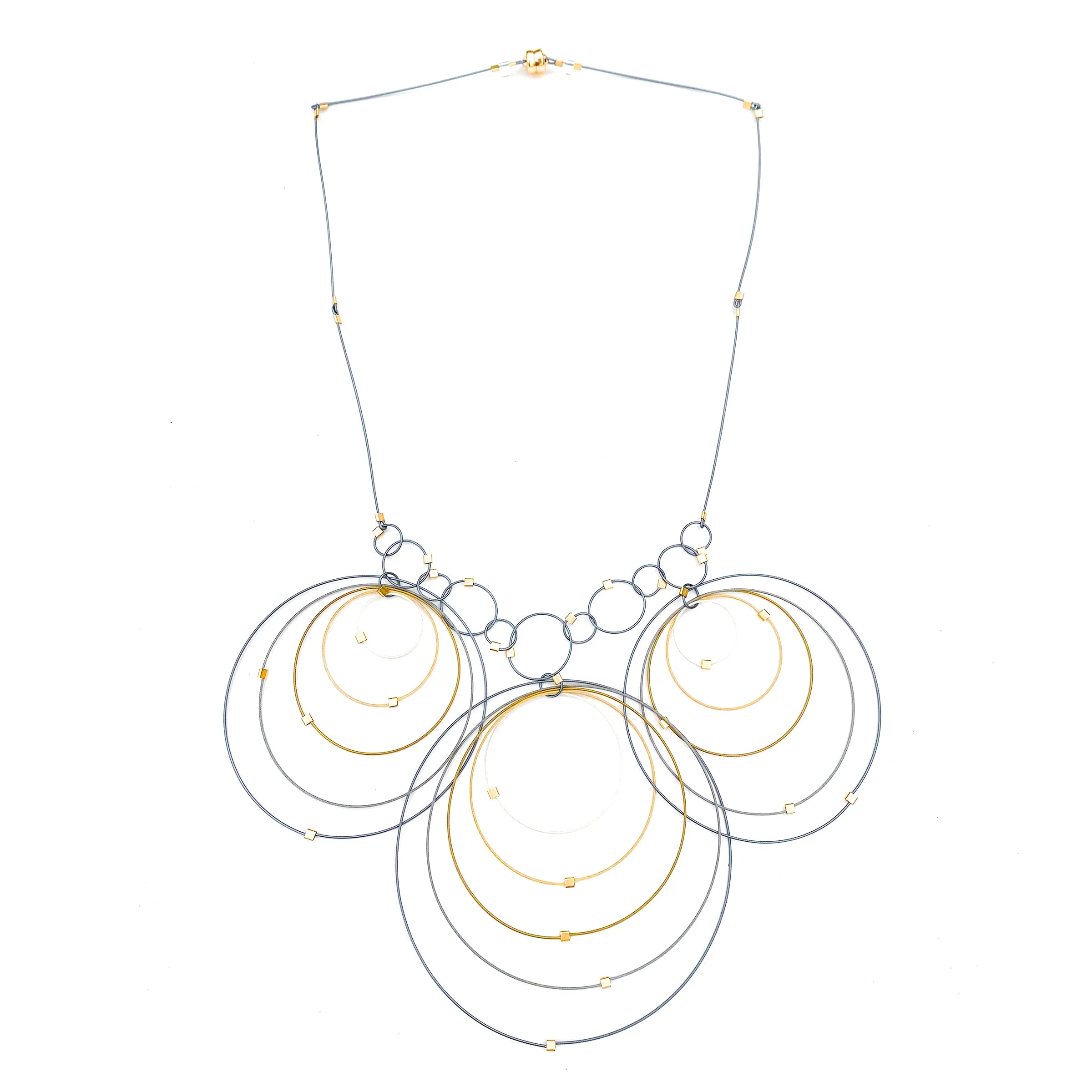 Orbiting Circle Necklace