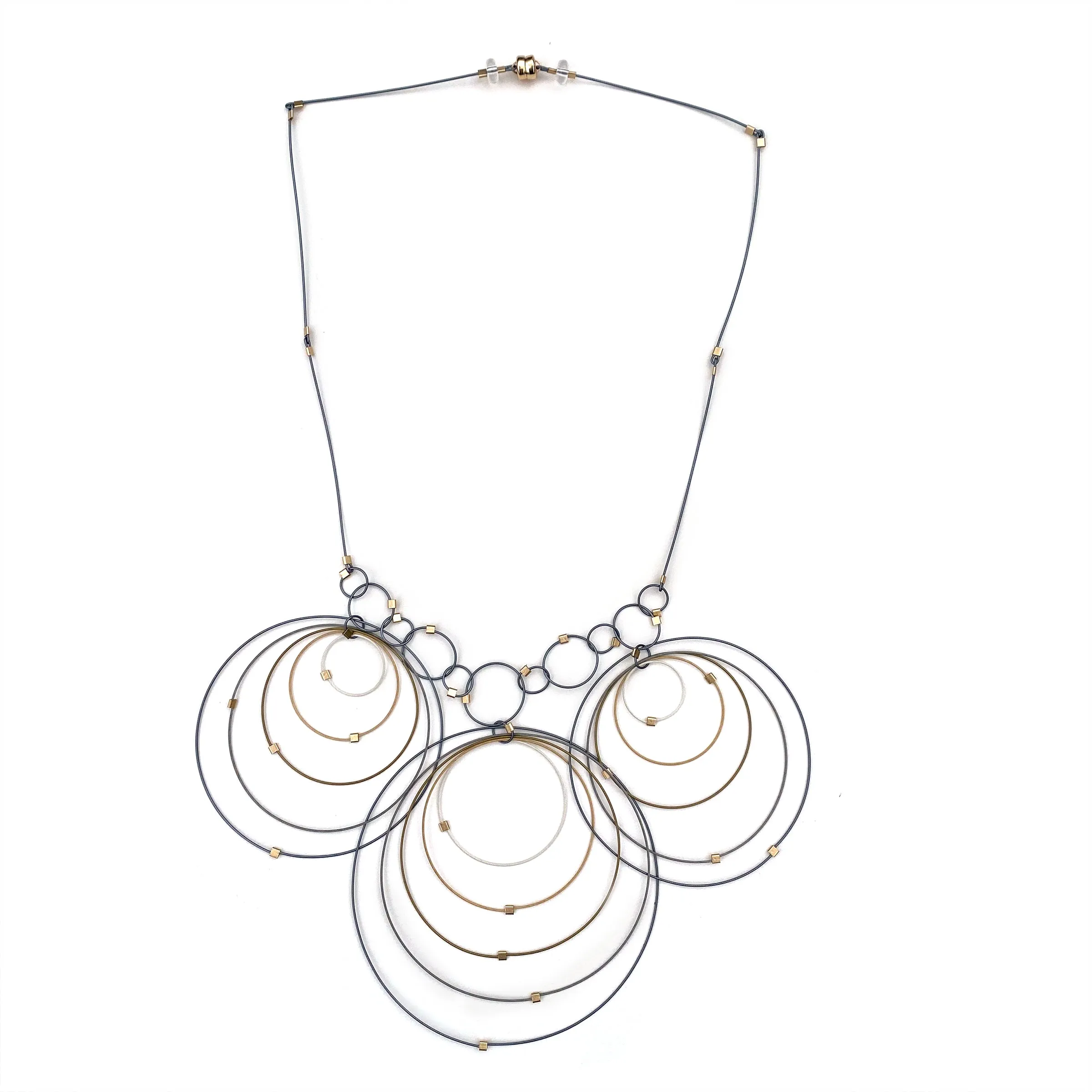 Orbiting Circle Necklace