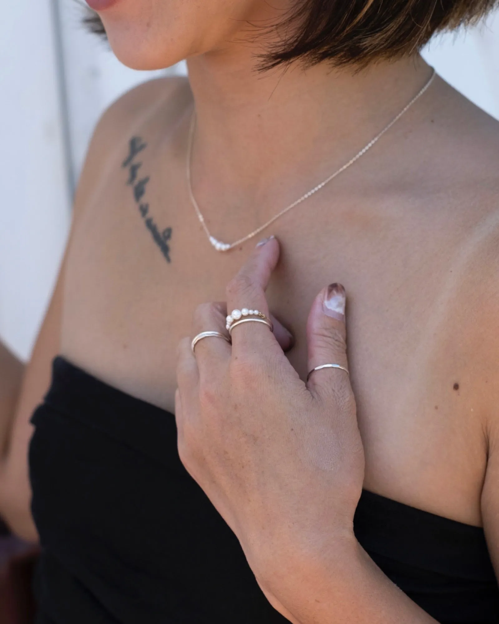 Orion silver necklace