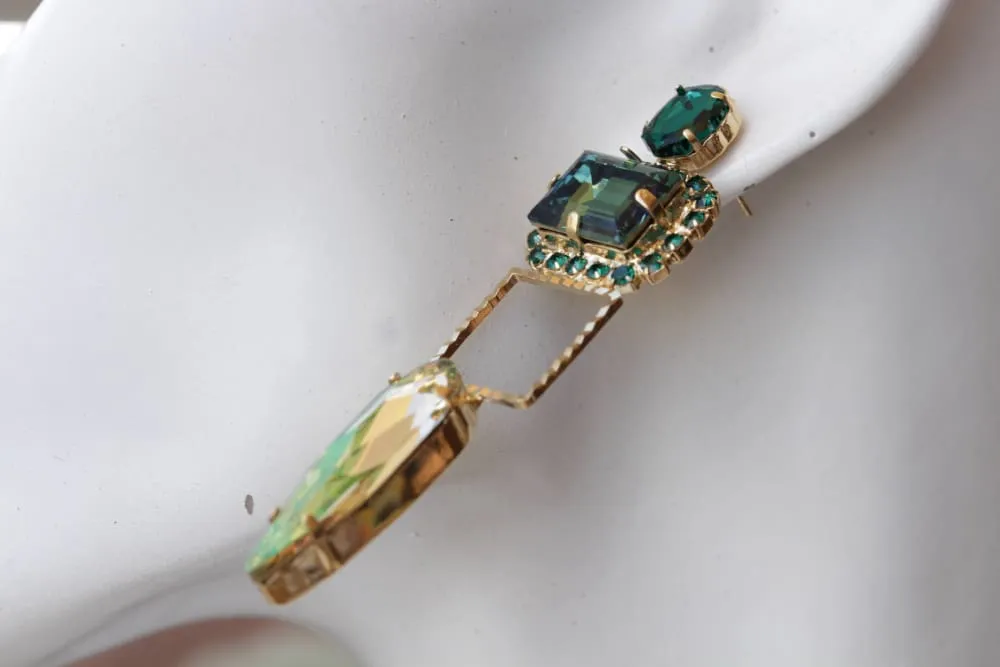 PERIDOT EMERALD EARRINGS