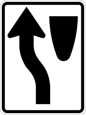 R4-8, MUTCD, Keep Left Symbolic