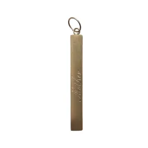 reimagined A N T I Q U E // timeless Mother / 10k yellow gold Mother bar pendant / a brooch conversion