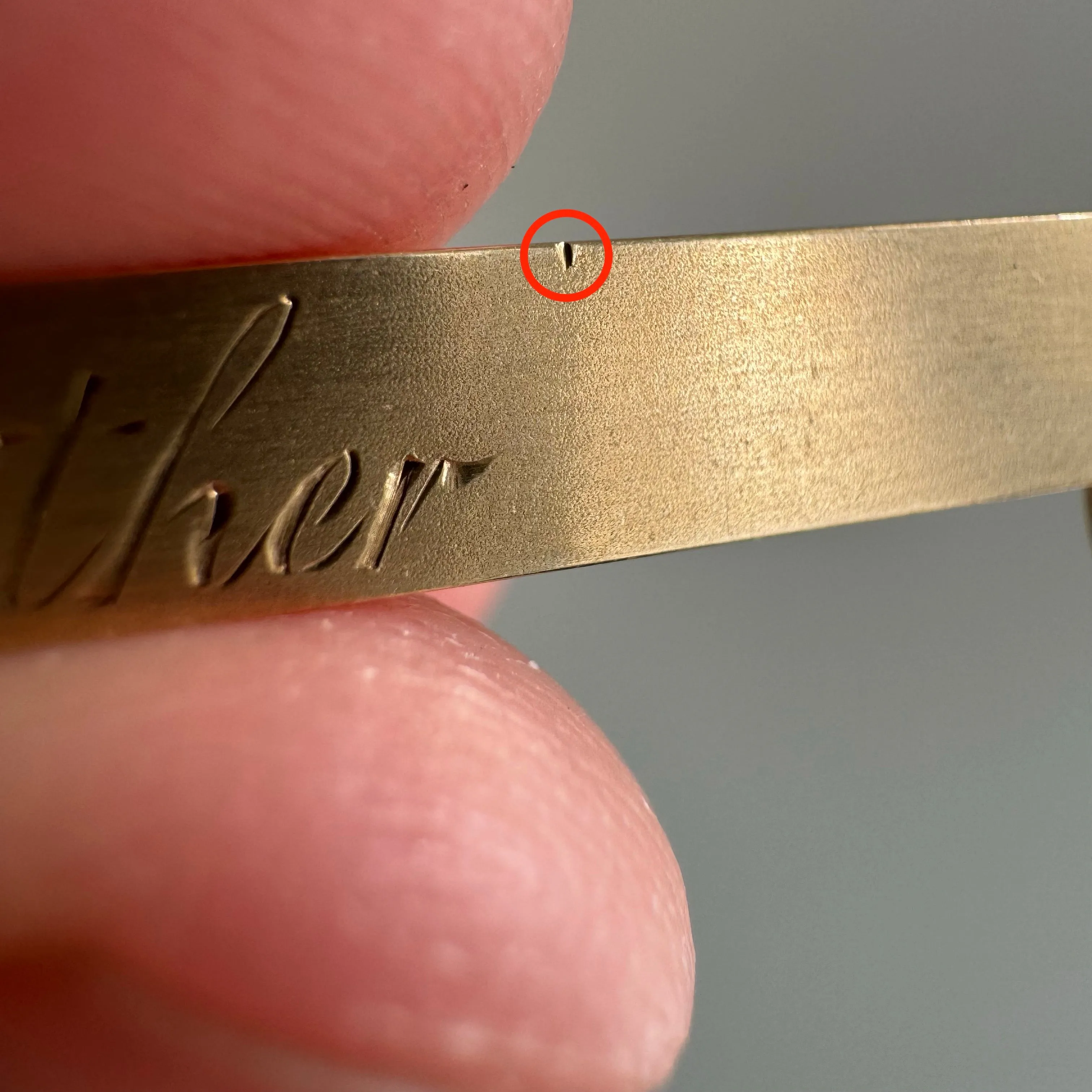 reimagined A N T I Q U E // timeless Mother / 10k yellow gold Mother bar pendant / a brooch conversion