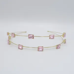 rhinestone headband, double headband, bling headband for women