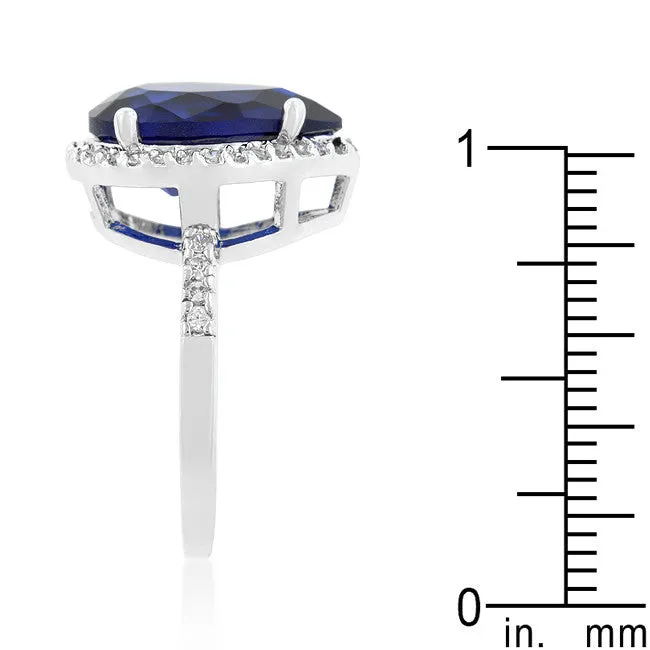 Sapphire Drop Ring