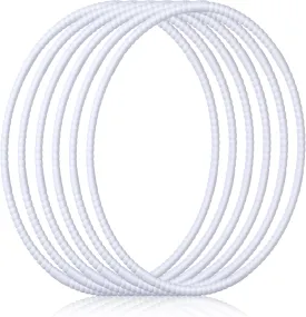 Shappy 6 Pcs Exercise Hoop Detachable Adjustable Plastic Toy Playground Toys Colored Hoop Circles for Teens Games Gymnastics Dog Agility Equipment Party Decor