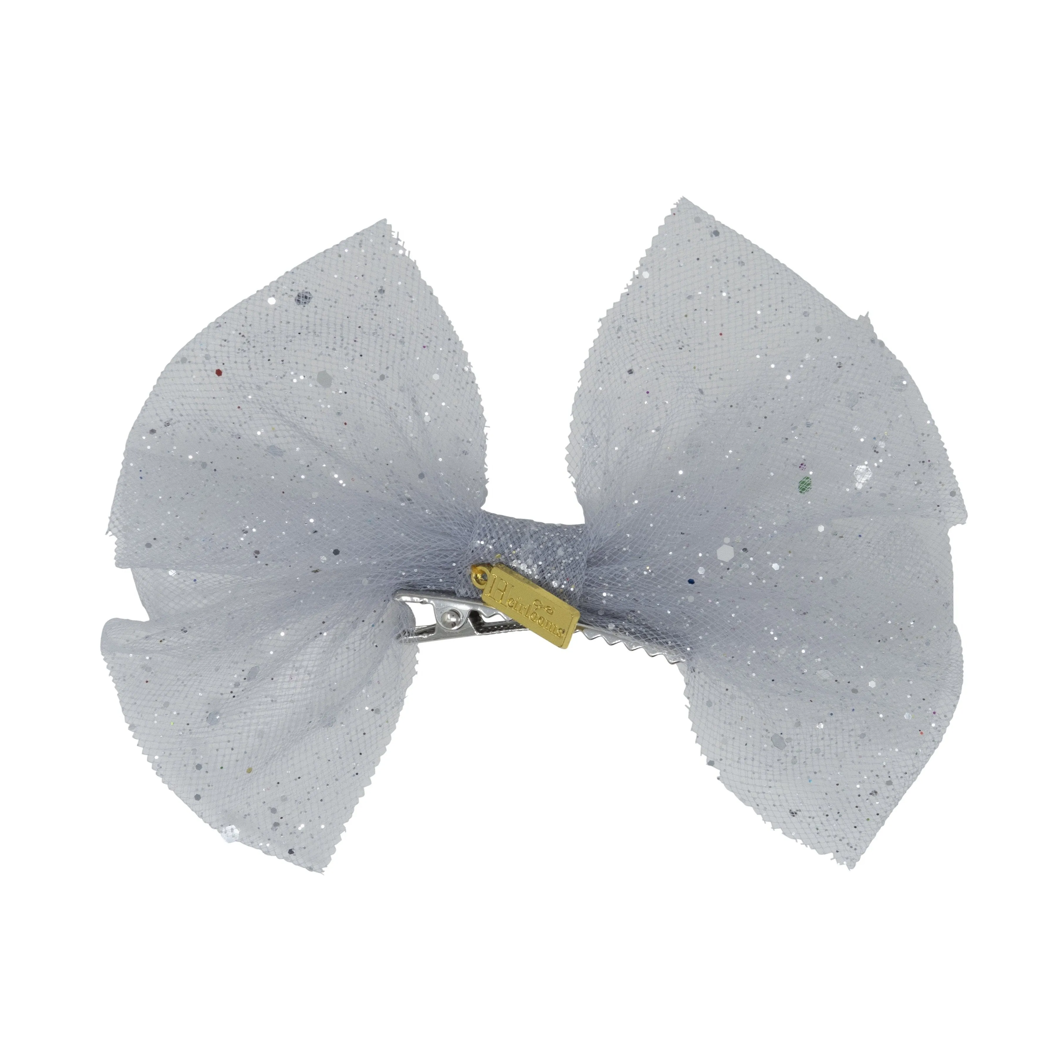 Sparkly Tulle Bow Hairpin