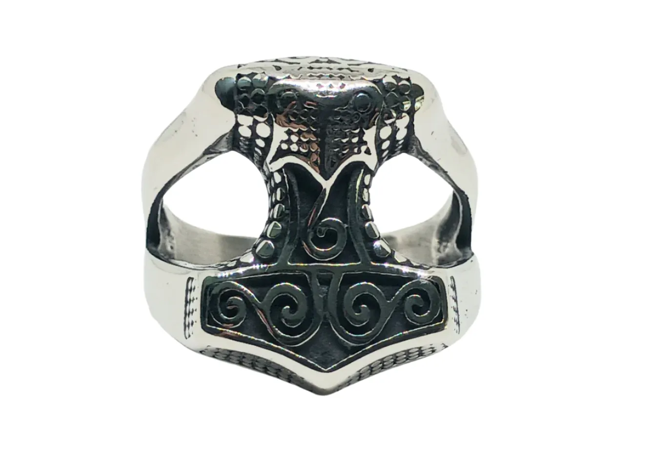Stainless Steel Mjölnir Ring
