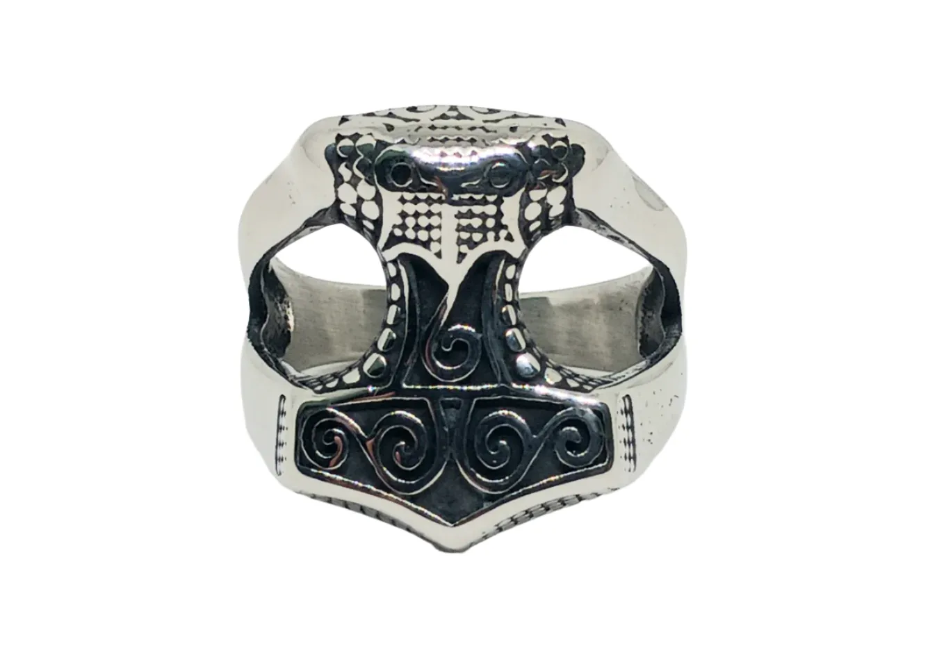 Stainless Steel Mjölnir Ring