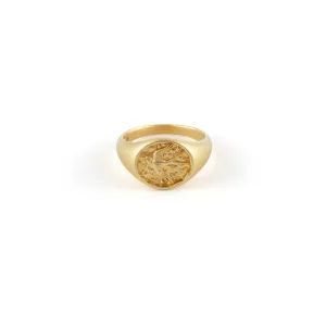 The Voyager Swallow Signet Ring