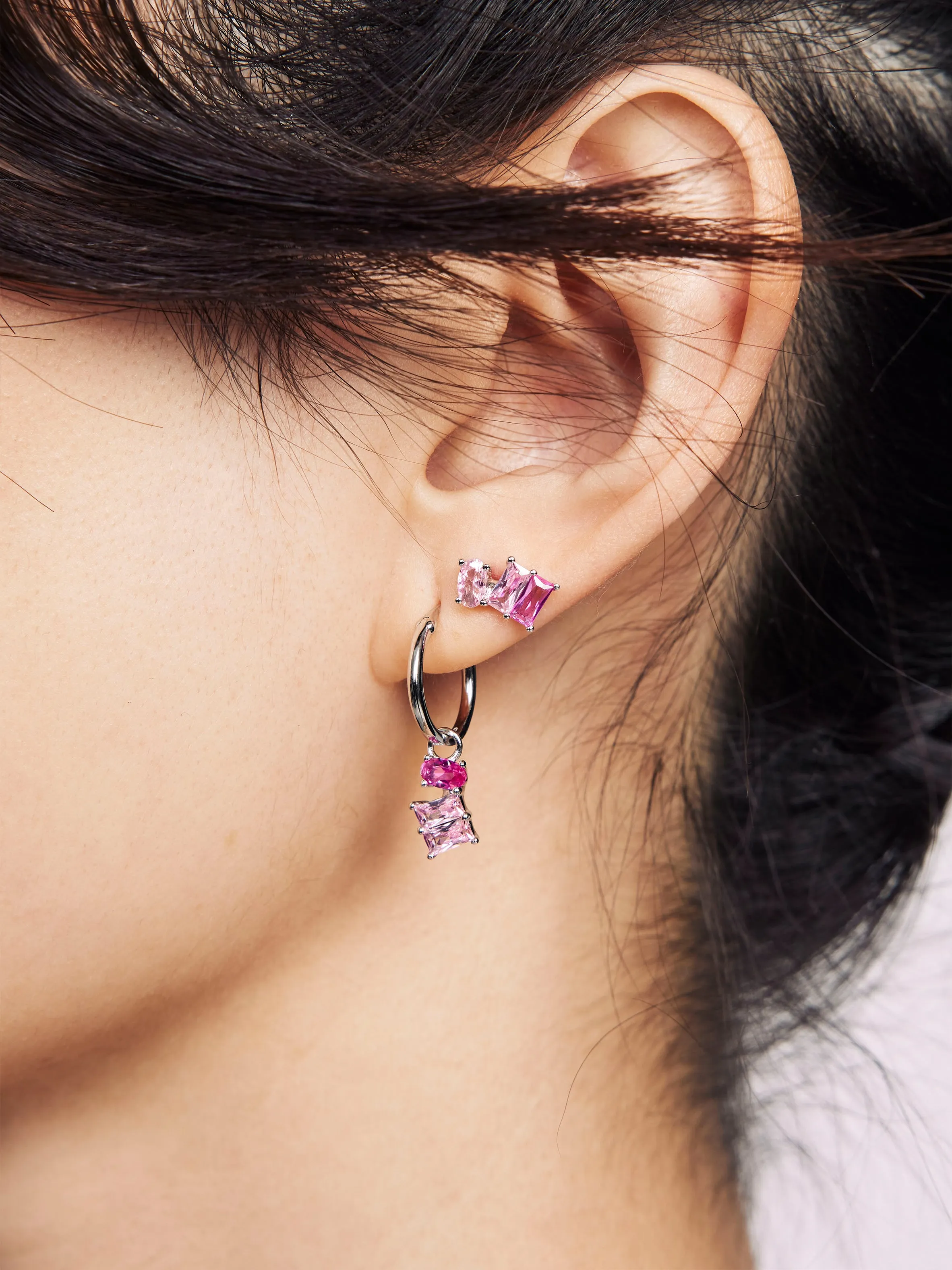 Unbound Charm Hoop Earrings