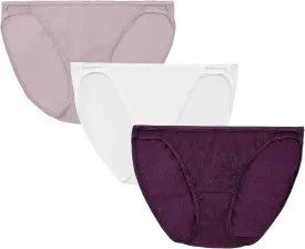 Vanity Fair Women's Illumination String Bikini Panties, Silky Stretch & Satin Trim