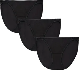 Vanity Fair Women's Illumination String Bikini Panties, Silky Stretch & Satin Trim